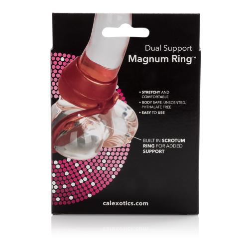 Dual Support Magnum Ring - Red  4