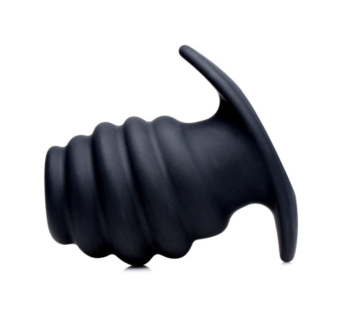 Hive Ass Tunnel Silicone Ribbed Hollow Anal Plug - Medium  3