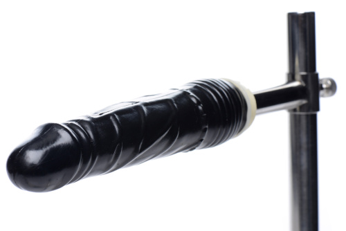 Imprisoned Metal Stockade With Dildo  5