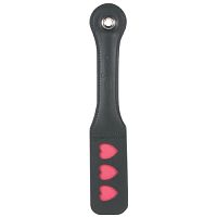 12 Inch Leather Impression Paddle - Heart