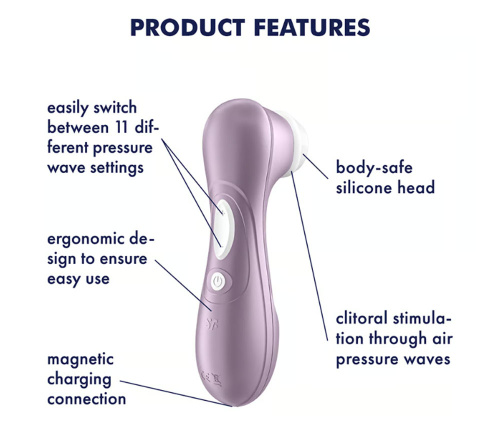 Satisfyer Pro 2 - Air Pulse Stimulator - Violet  3
