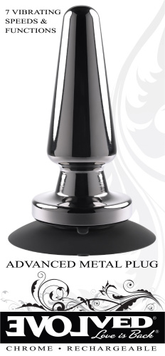Advanced Metal Plug - Black Chrome  2