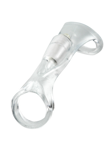 Fantasy X-Tensions Vibrating Cock Sling - Clear  2