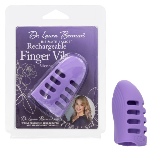 Dr. Laura Berman Rechargeable Finger Vibe - Purple  3