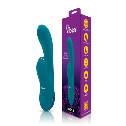 Razzle - Ocean - Rechargeable Thumping G-Spot  Rabbit  5