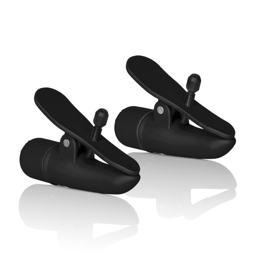 Nipple Play Nipplettes Vibrating Nipple  Clamps - Black  4