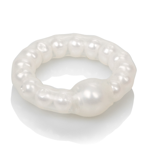 Pearl Beaded Prolong Rings - White  3