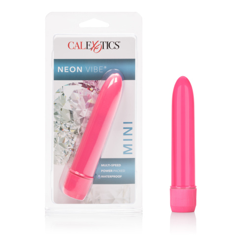 Mini Neon Vibe Multi-Speed Vibe 4.5 Inches - Pink  3