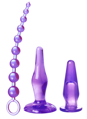 Amethyst Adventure 3 Pieces Anal Toy Kit  2
