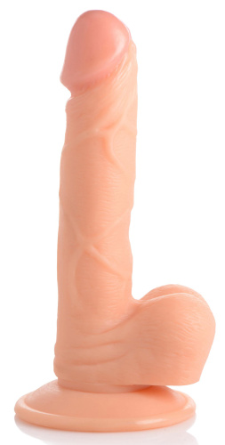 Pop Pecker 6.5 Inch Dildo With Balls - Light  5