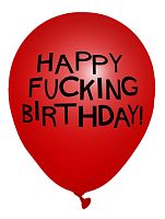 X-Rated Birthday Party Balloons 8 Count