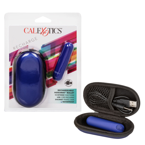 Rechargeable Hideaway Bullet - Blue  4
