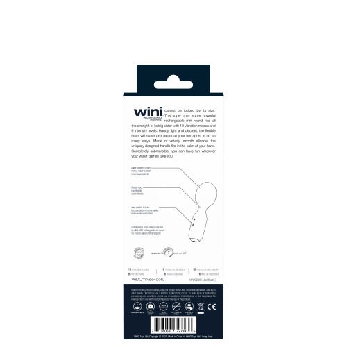 Wini Rechargeable Mini Wand - Black  3