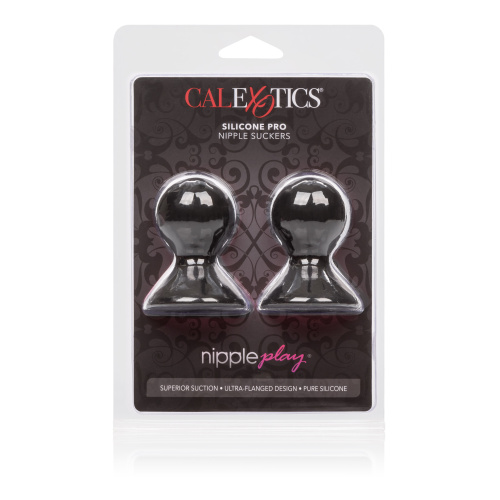 Nipple Play Silicone Pro Nipple Suckers - Black  2