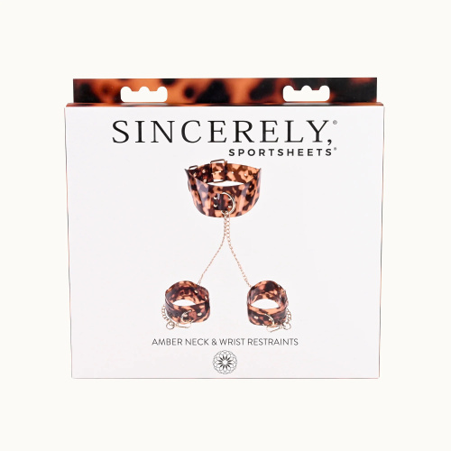 Sincerely Amber Neck and Wrist Restraints  3