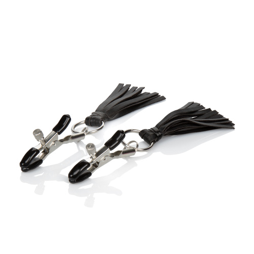 Nipple Play Playful Tassels Nipple Clamps - Black  3