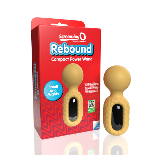 Screaming O Rebound Compact Power Wand - Bumblee Yellow  3