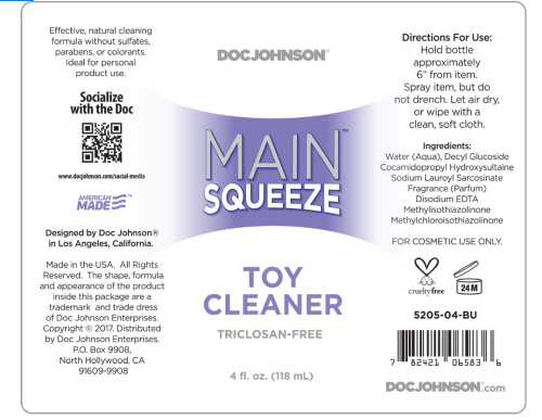 Main Squeeze - Toy Cleaner - 4 Fl. Oz..  2