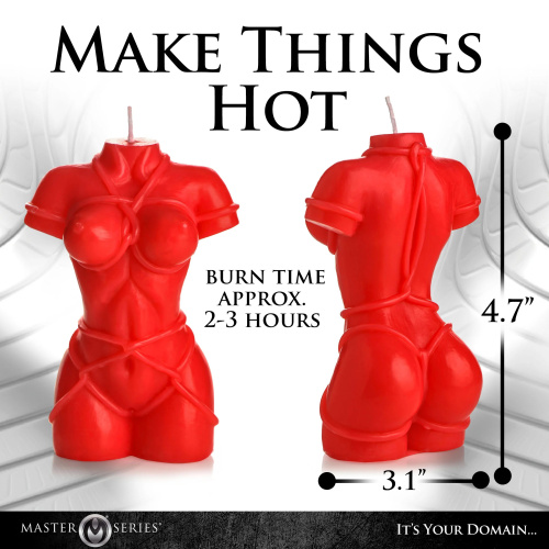 Bound Goddess Drip Candle - Red  5