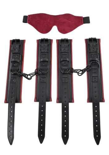 Saffron Under the Bed Restraint System - Black/red  4