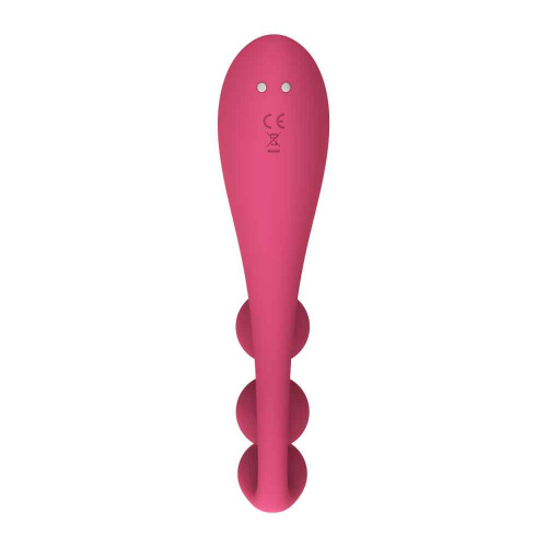 Tri Ball 1 Lay on Vibrator - Red  5
