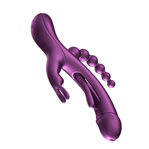 Trilux - App Controlled Rabbit Vibrator - Purple  4