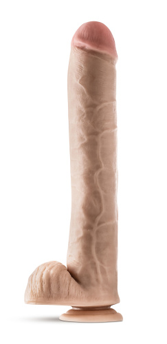 Dr. Skin - Dr. Michael - 14 Inch Dildo With Balls  - Beige  5