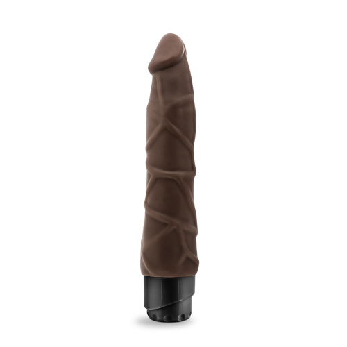 Dr. Skin - Cock Vibe 1 - 9 Inch Vibrating Cock -  Chocolate  4
