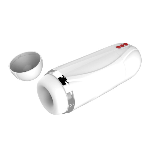 Vibrating Cocksucker - White  2