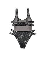 Karma's a Bitch Bodysuit - Black - L/xl