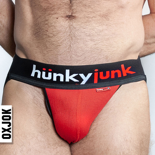Hunker Comfy-Pouch Slider-Strap Jock Red Hot Large  5