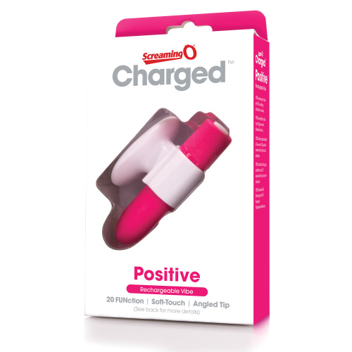 Charged Positive Rechargeable Vibe - Strawberry  2
