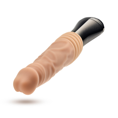 Dr. Skin Silicone - Dr. Knight - Thrusting  Gyrating Vibrating Dildo - Beige  4