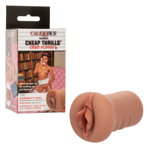 Cheap Thrills Cherry Poppers the Sorority Girl - Tan  2