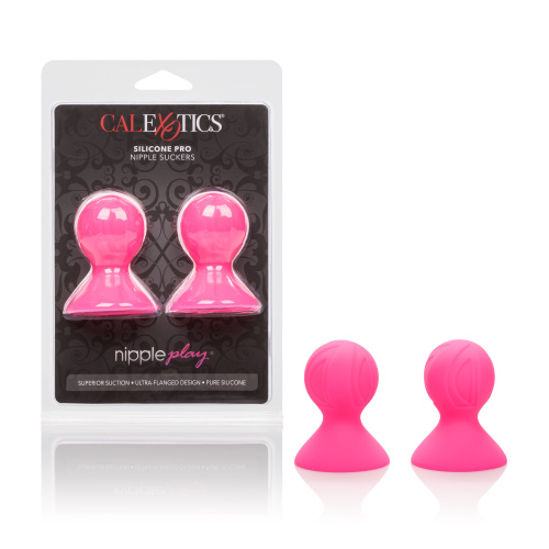 Nipple Play Silicone Pro Nipple Suckers - Pink  2