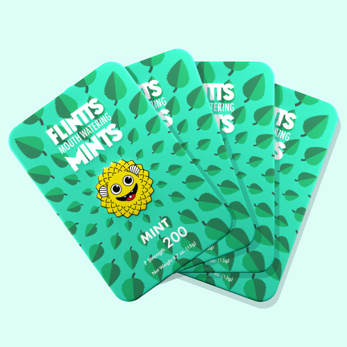 Flintts Mouth Watering Mints Mint - F-Strength 200  4