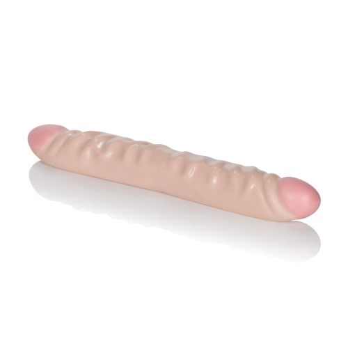 Ivory Duo 12 Inches Veined Double Dong  2
