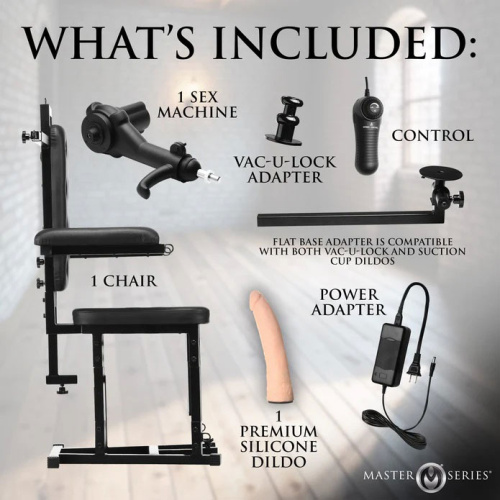 Enforcer Chair With Sex Machine  5