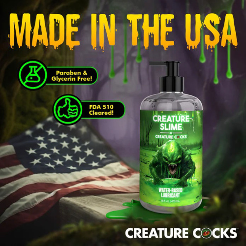Creature Slime Water Based  Lubricant 16oz  3