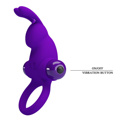 Pretty Love Vibrant Penis Ring I - Purple  3