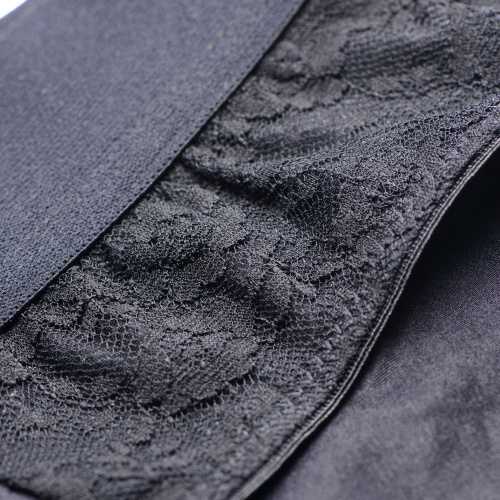 Lace Envy Black Crotchless Panty Harness - L/xl  3