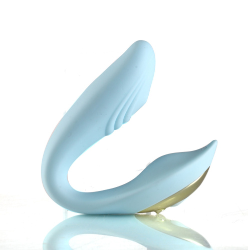 Harmonie Rechargeable Remote Silicone Bendable Vibrator - Teal  2