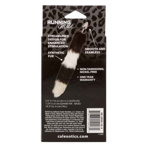 Running Wild Tail - Black/white  2