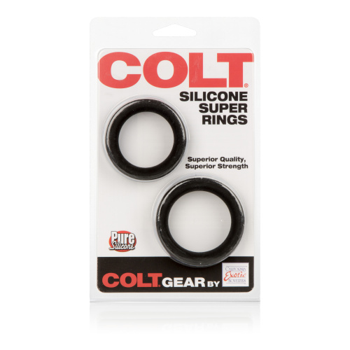 Colt Silicone Super Rings - Black  2