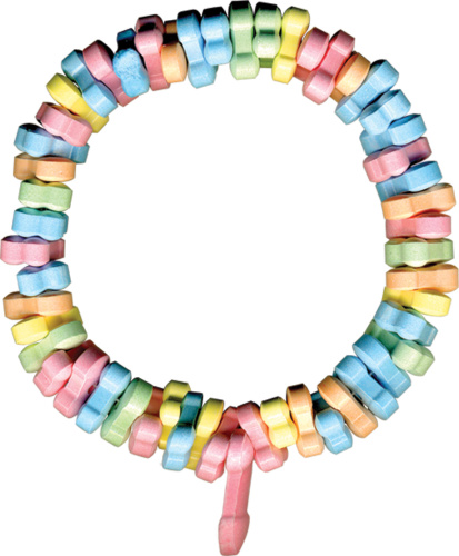 Rainbow Penis Candy Necklace  2
