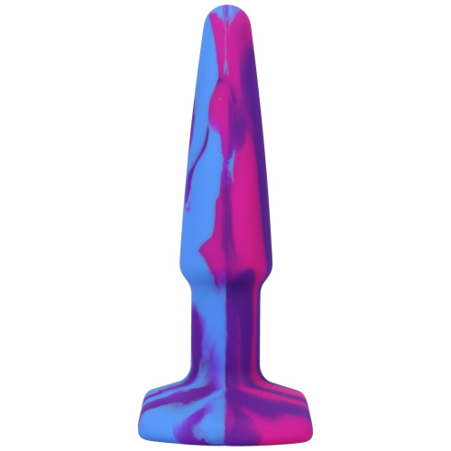 A-Play Groovy Silicone Anal Plug 4 Inch - Berry  4