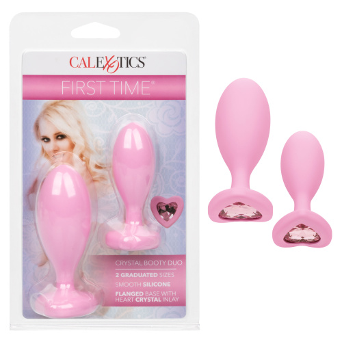 First Time Crystal Booty Duo - Pink  3