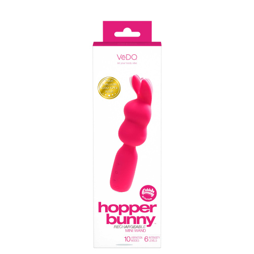 Hopper Bunny Rechargeable Mini Wand - Pretty in Pink  4