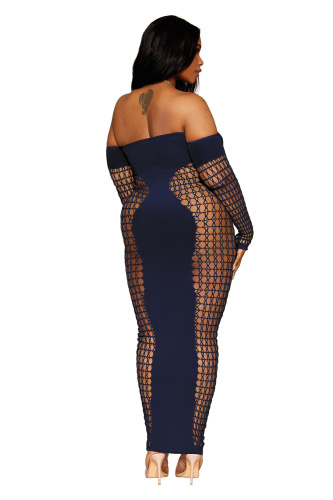 Bodystocking Gown - Queen Size - Denim  2