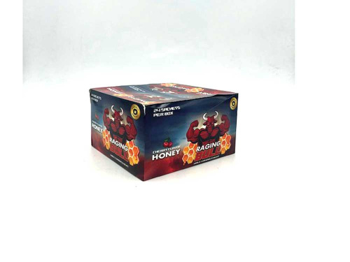 Raging Bull Cherry Honey Male Enhancement - 24 Ct  Sachet Display  2